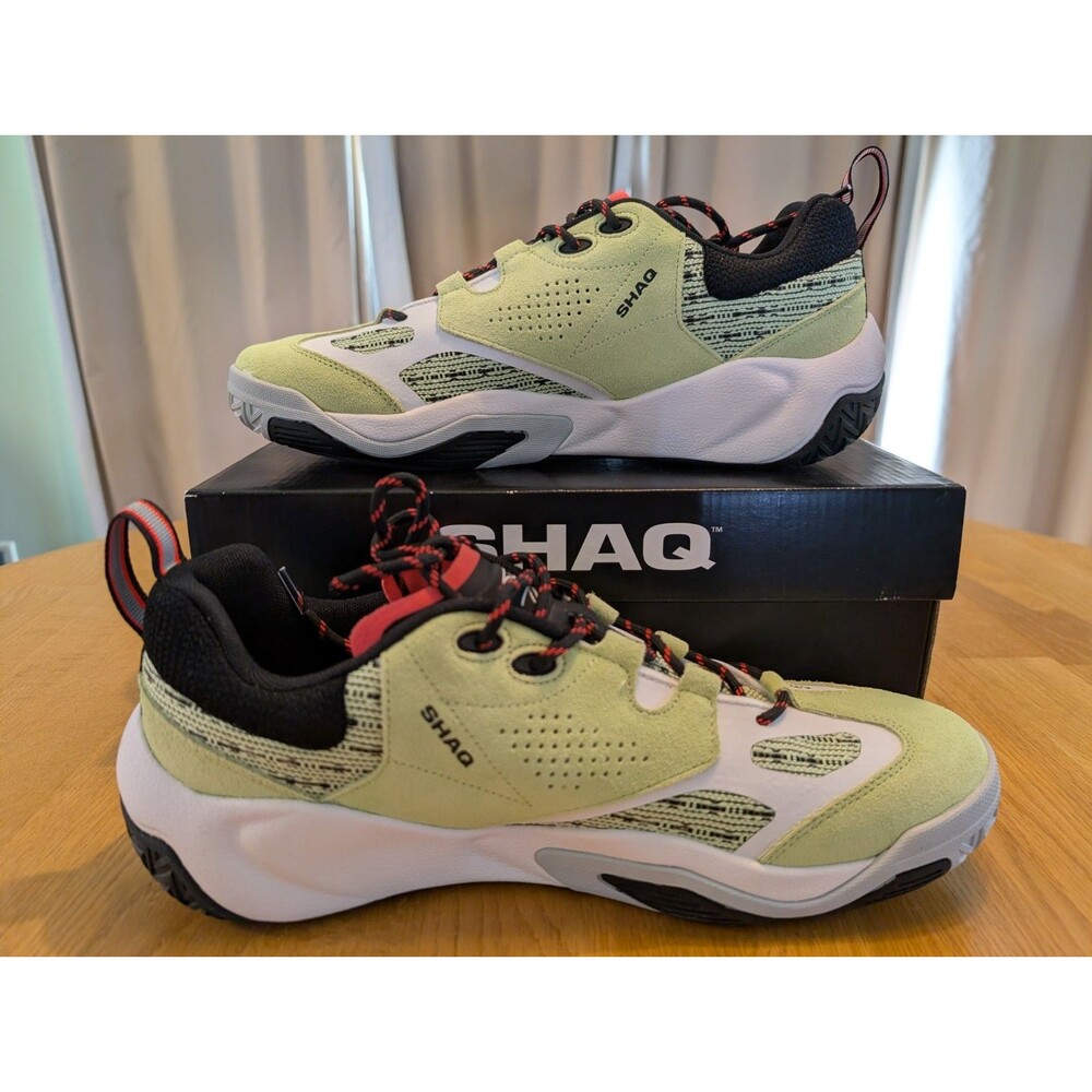 SHAQ RAQ LOW- Mens Size 13 Green/Black  Basketball  Shoes AQ95009MK- NEW IN BOX